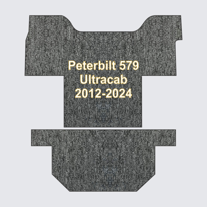 Premium Carpet floor mats Peterbilt 569 Ultracab Sleeper full floor