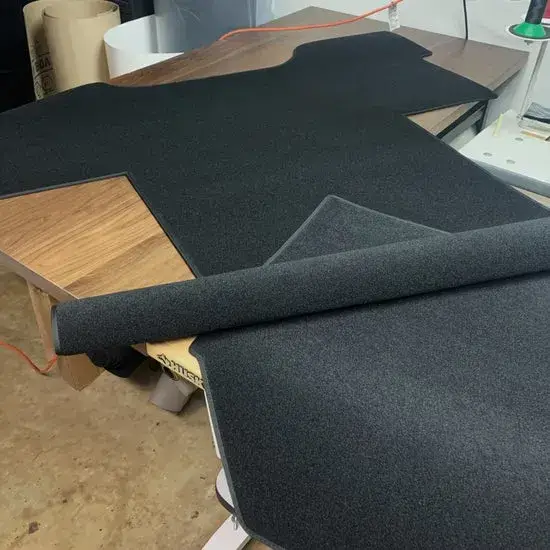 How we made custom floor mats - We finish the product
