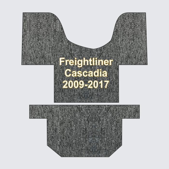 Premium Carpet floor mats for Freightliner Cascadia 125 Sleeper Full floor