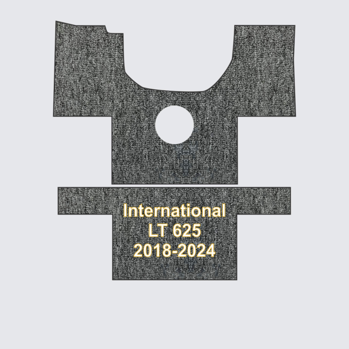 Premium carpet floor mats International LT625 full floor 2pcs manual transmission