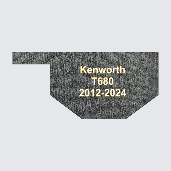 Premium Carpet floor mat Kenworth T680 Sleeper back only