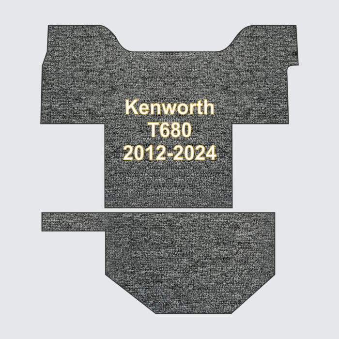 Premium Carpet floor mats Kenworth T680 Sleeper Full floor