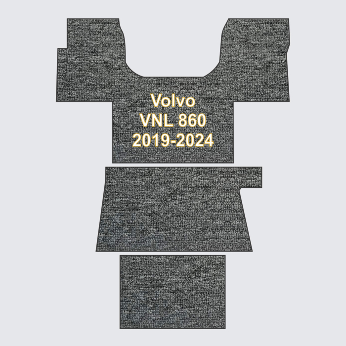 Premium carpet floor mats Volvo VNL 860 Sleeper Full floor